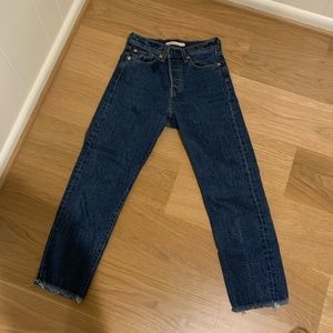 Levi’s Dark Wash Wedgie Straight Jeans